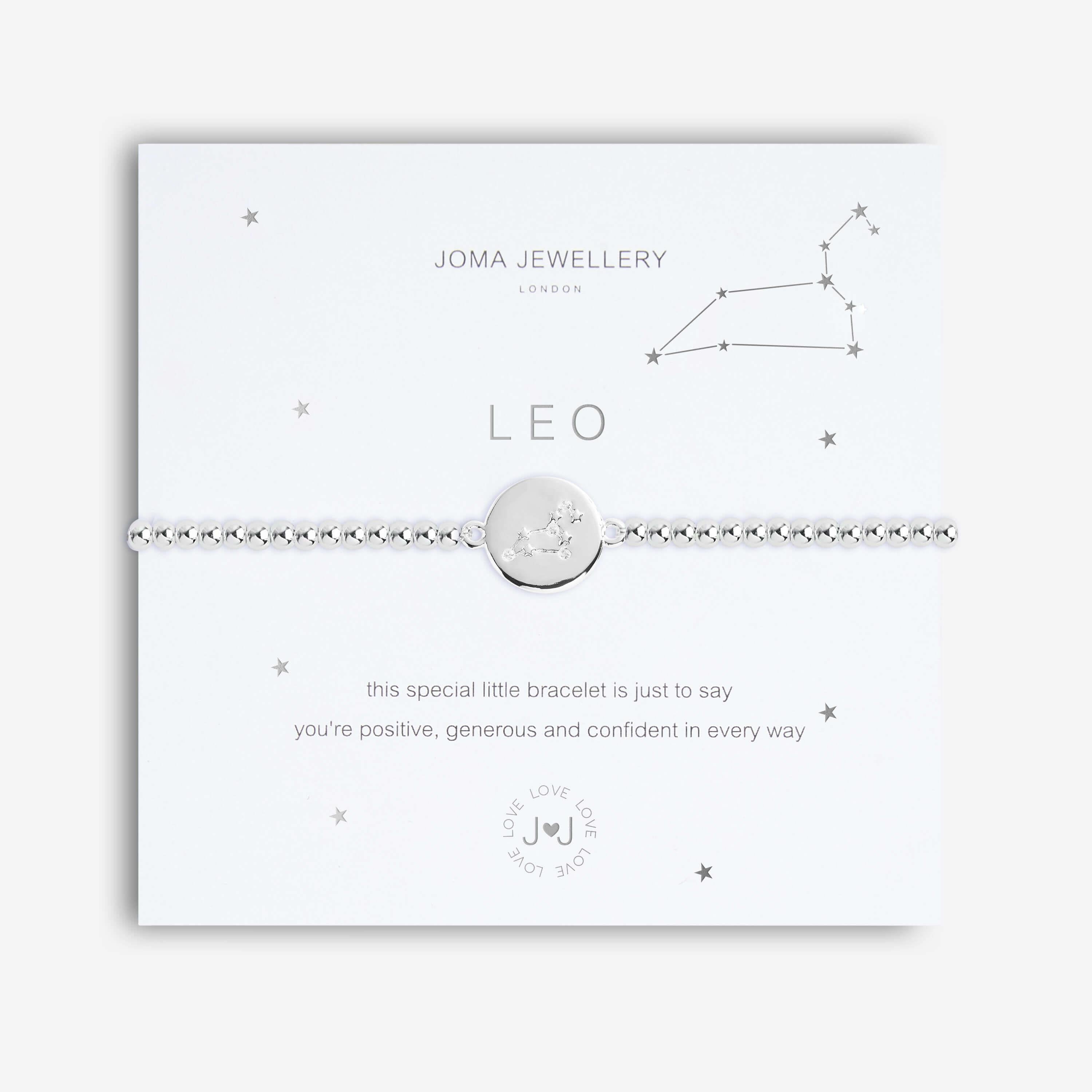 A Little | Leo | Silver | Bracelet | 17.5cm Stretch
