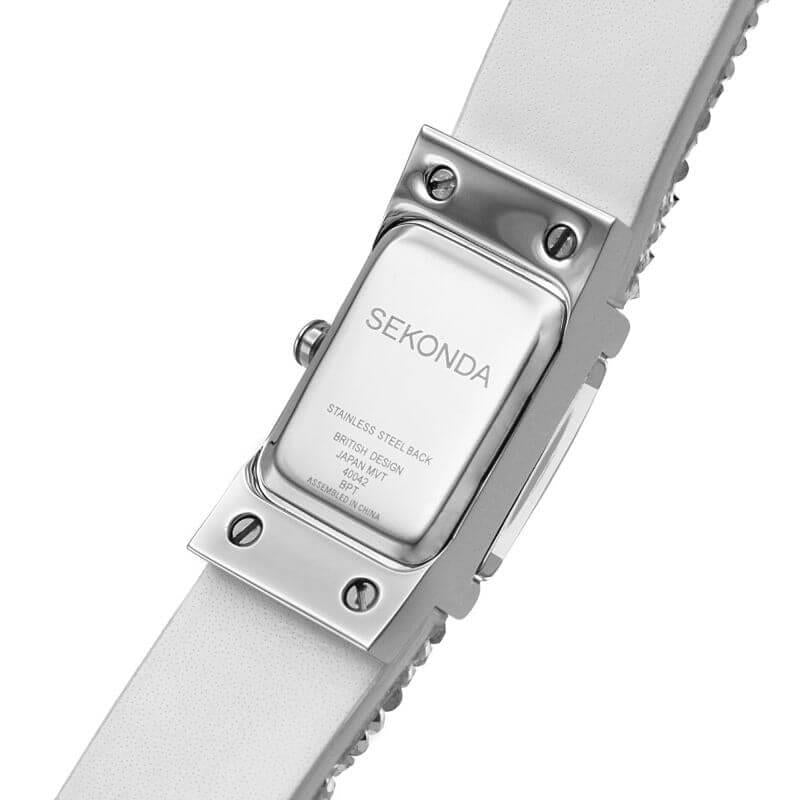 Silver Rocks Swarovski Crystal Set Ladies Watch