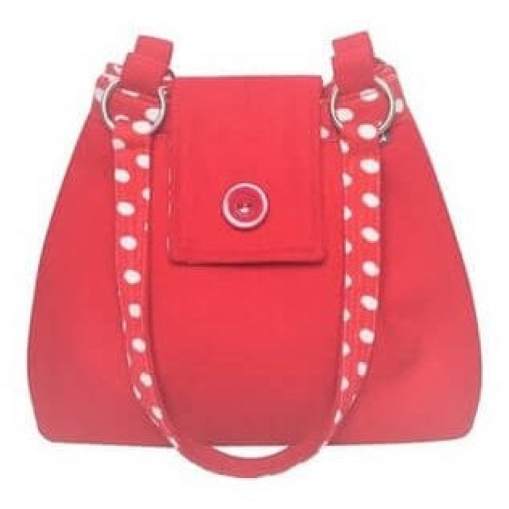 Red Jersey Spot Ava Bag