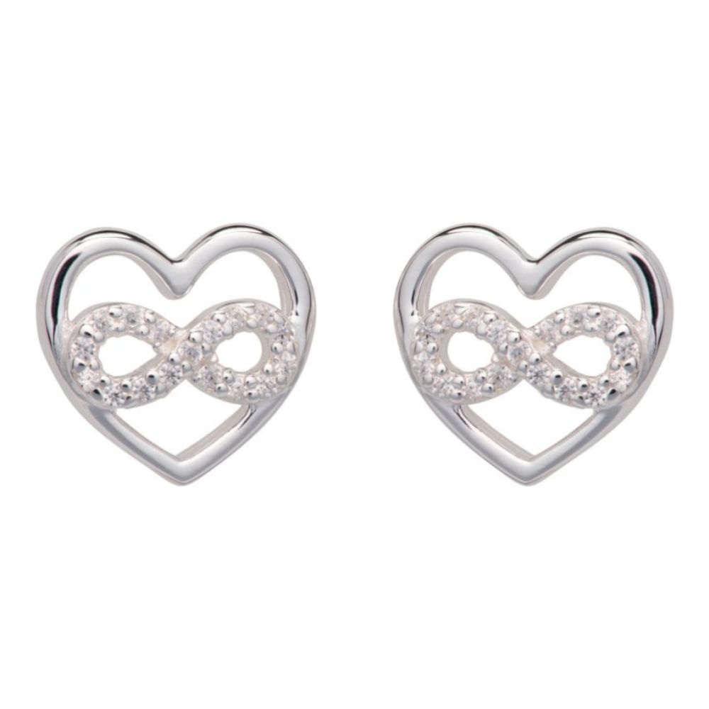 Sterling Silver 925 Earrings With CZ