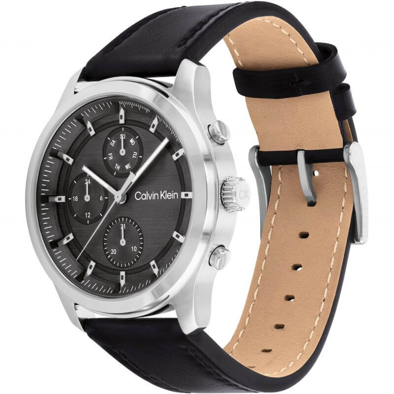 Sport Multi-Function Black Gents Watch