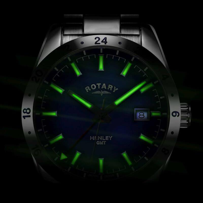 Henley GMT Swiss Movement Blue Dial Gents Watch