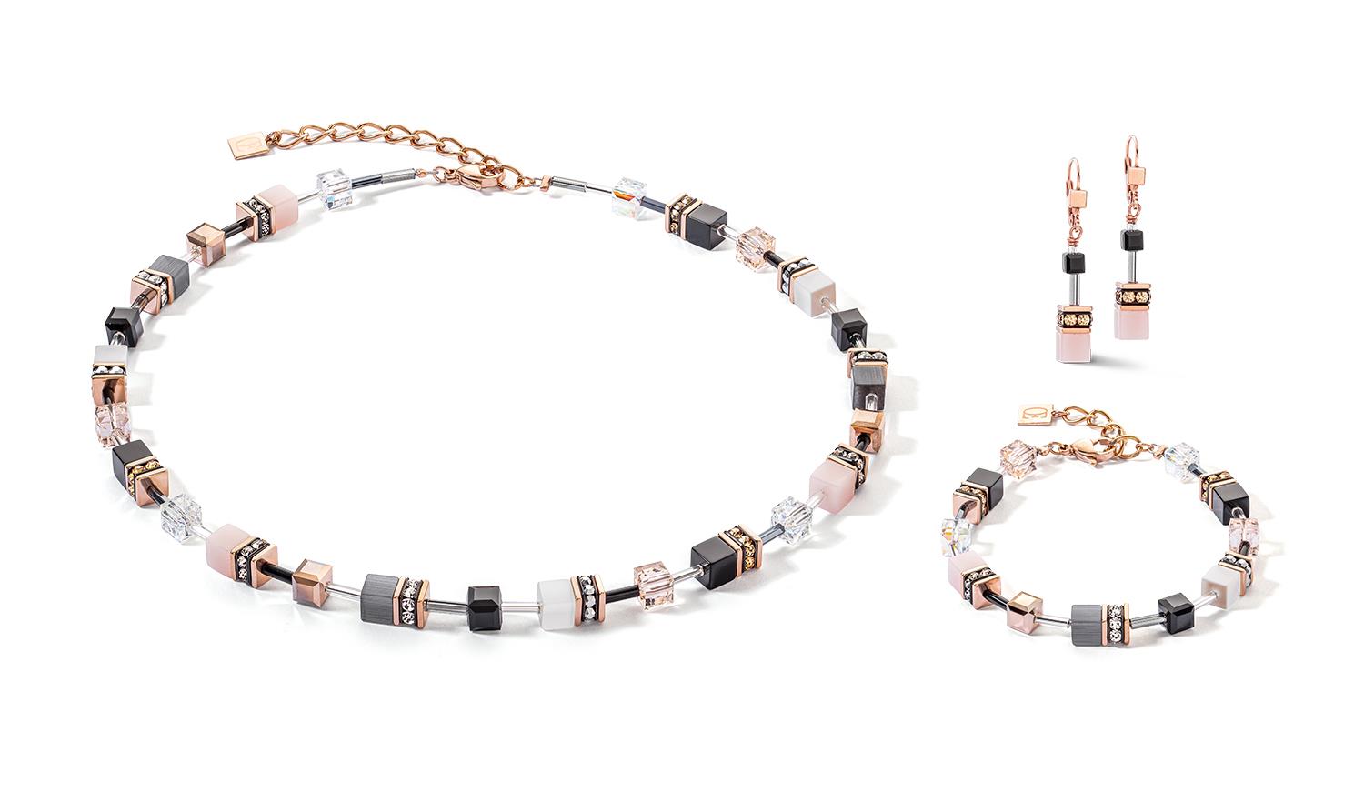 GeoCUBE Iconic Rose Gold Soft Necklace