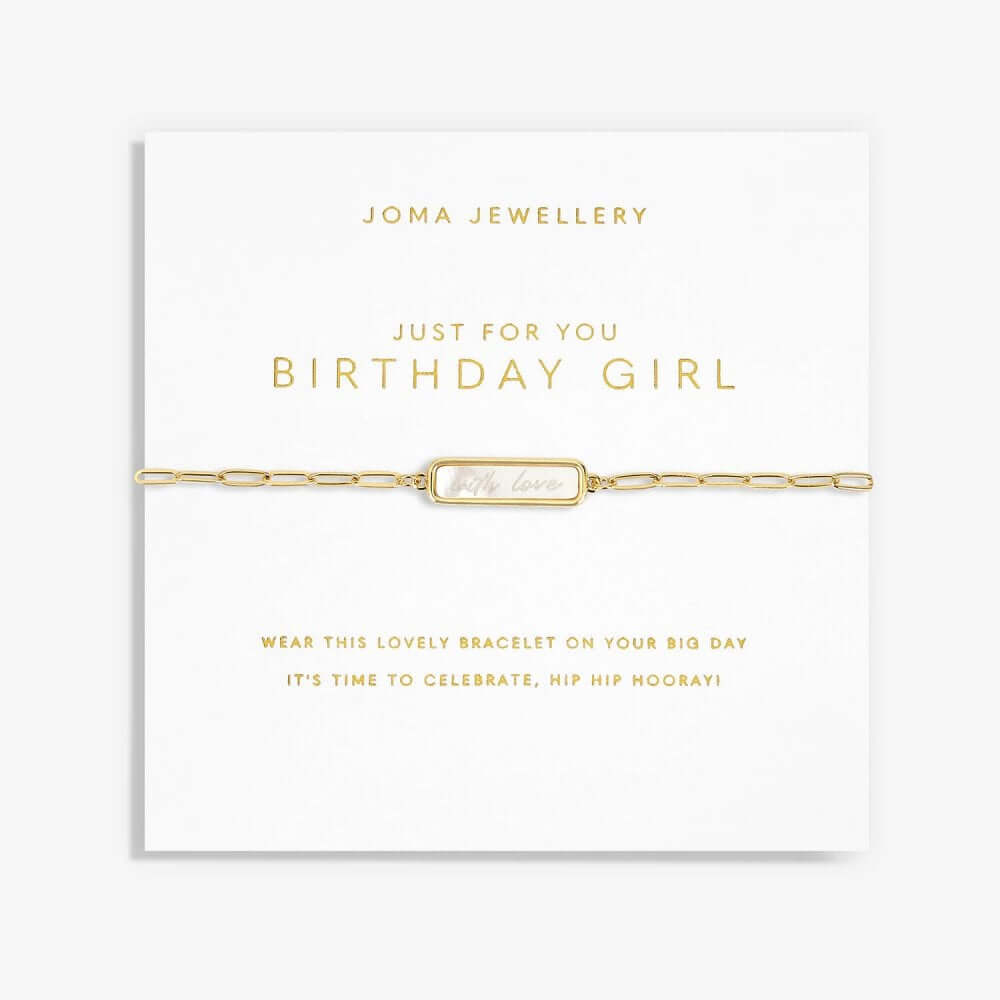 My Moments 'Just For You Birthday Girl' Bracelet