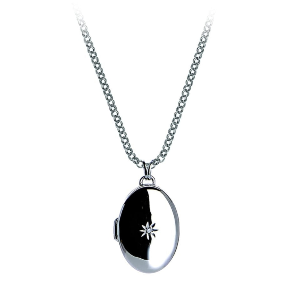 Inheritance Silver Locket Pendant 30"