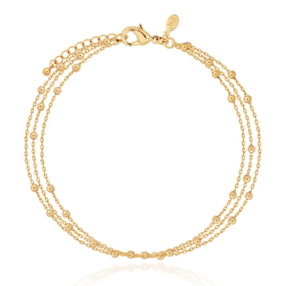 Alisa | Gold Multi Chain Bracelet | 18cm + 3cm Extender