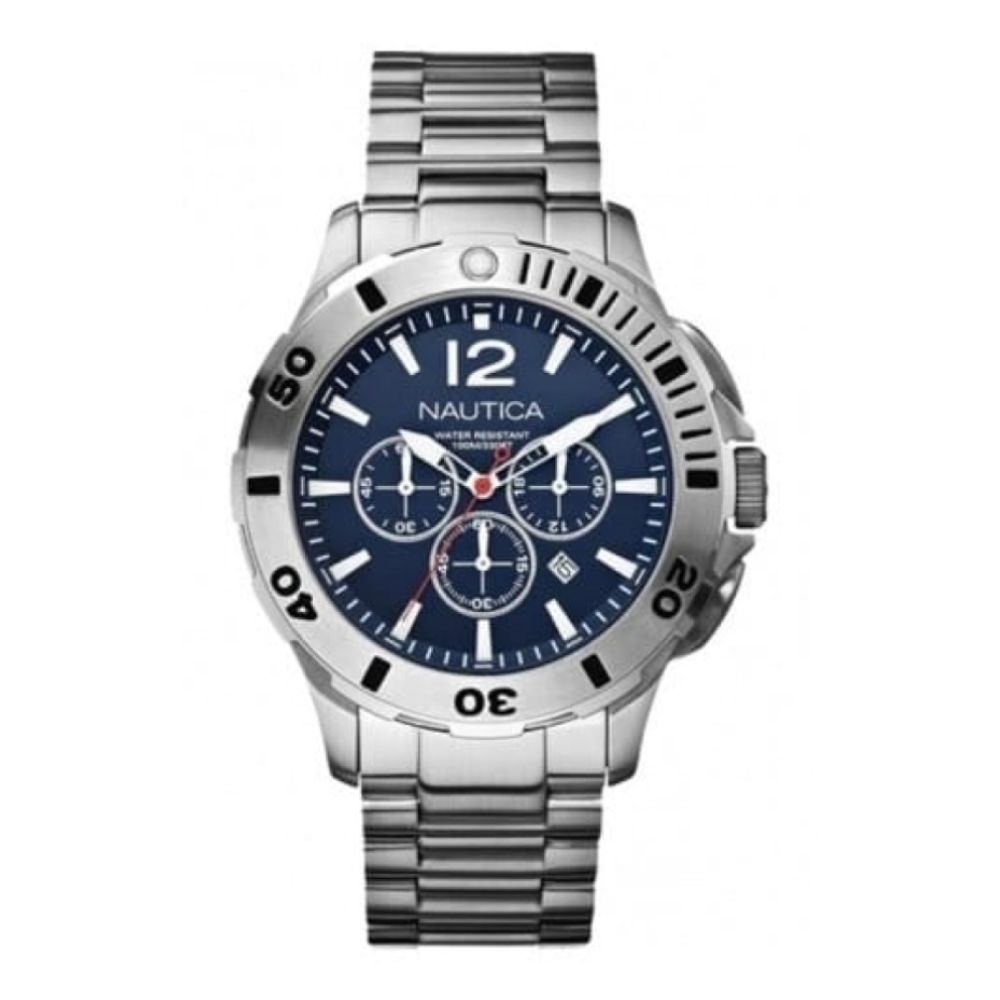 Gents BFD 101 Dive Chrono Blue Dial Stainless Steel Bracelet Watch