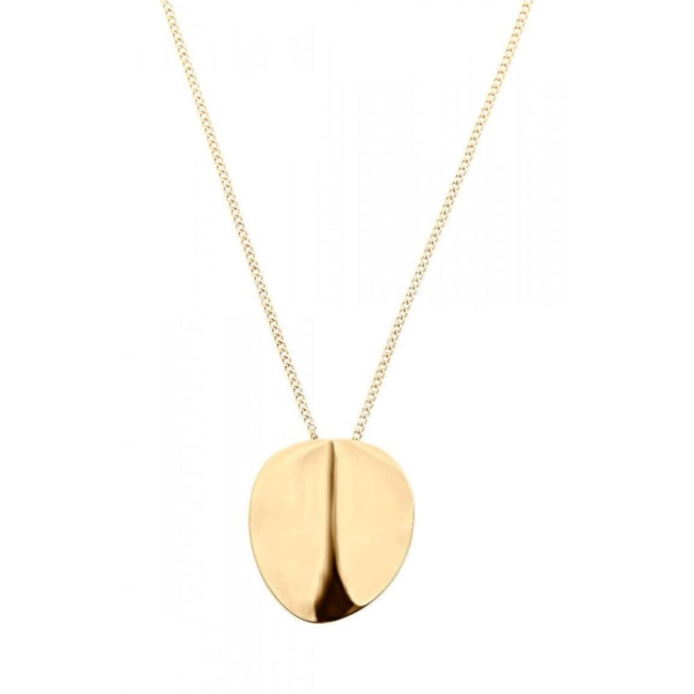 Pebble Necklace Short Gold