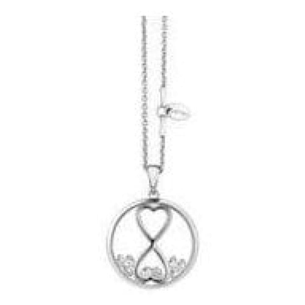 Infinity Heart 20mm CZ