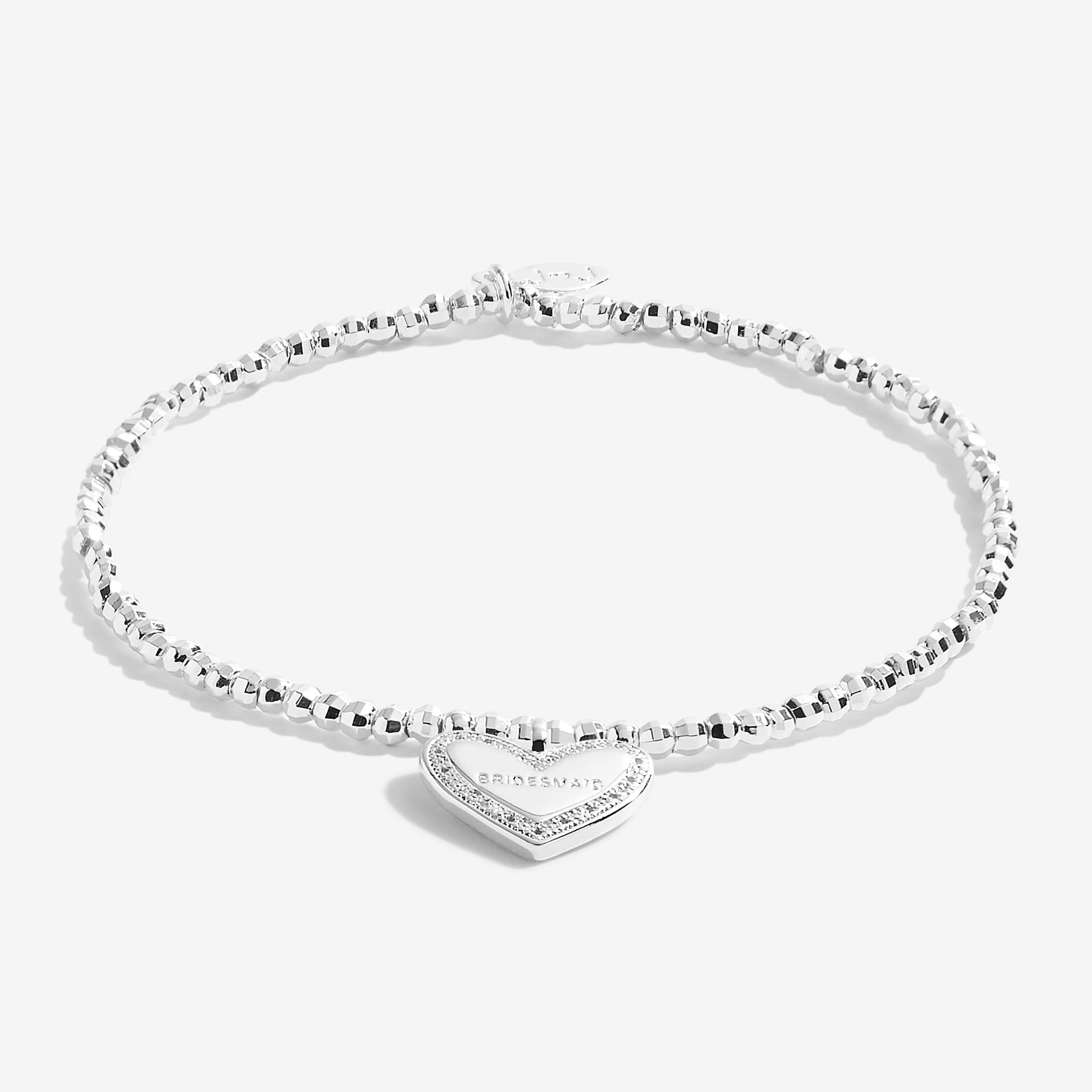 Beautifully Boxed Bridal Bracelets | Beautiful Bridesmaid | Silver | Bracelet | 17.5cm Stretch