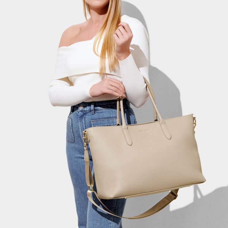 Baby Changing Tote Bag | Light Taupe