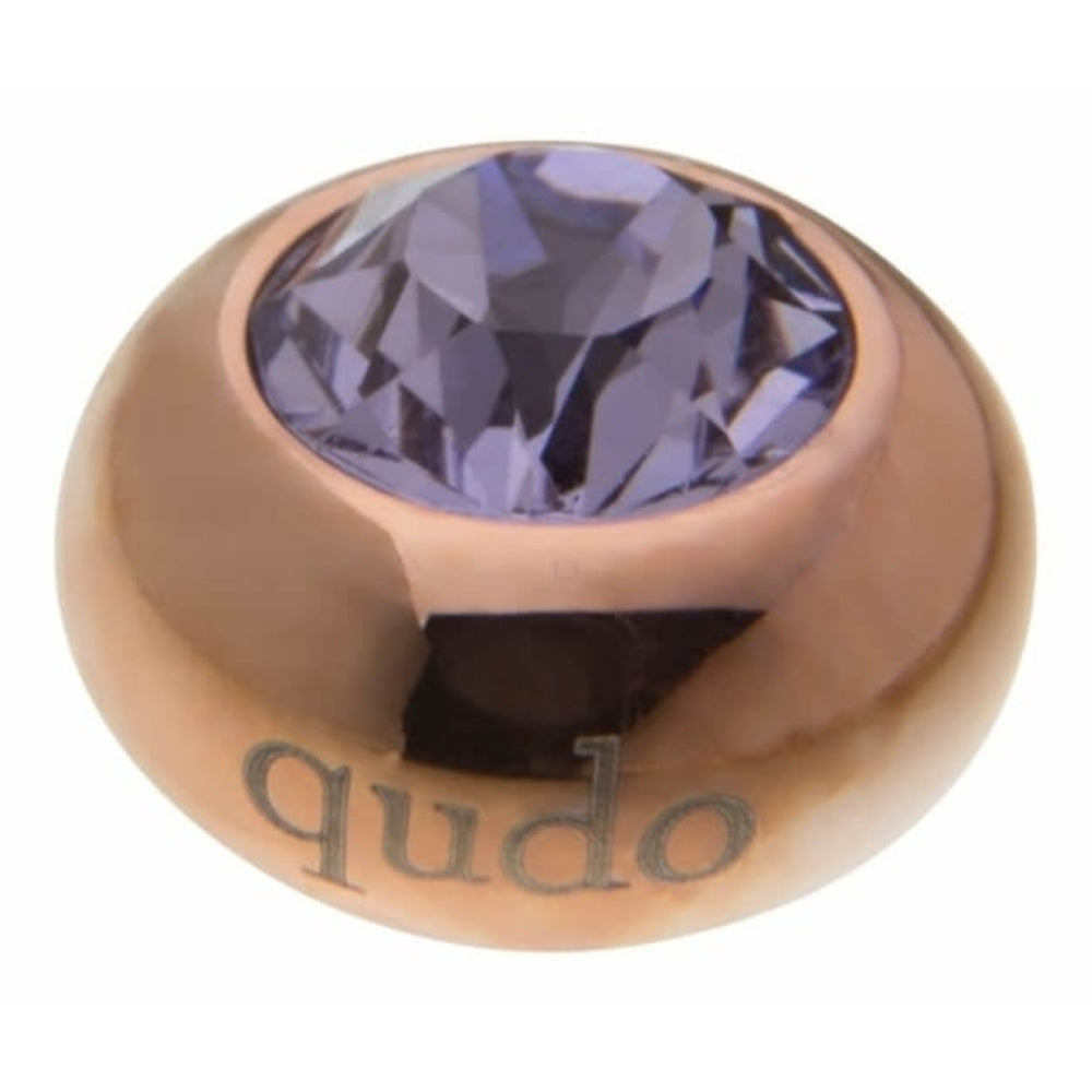 Famosa Rose Gold 10mm Tondo Ring Top Provence Lavender
