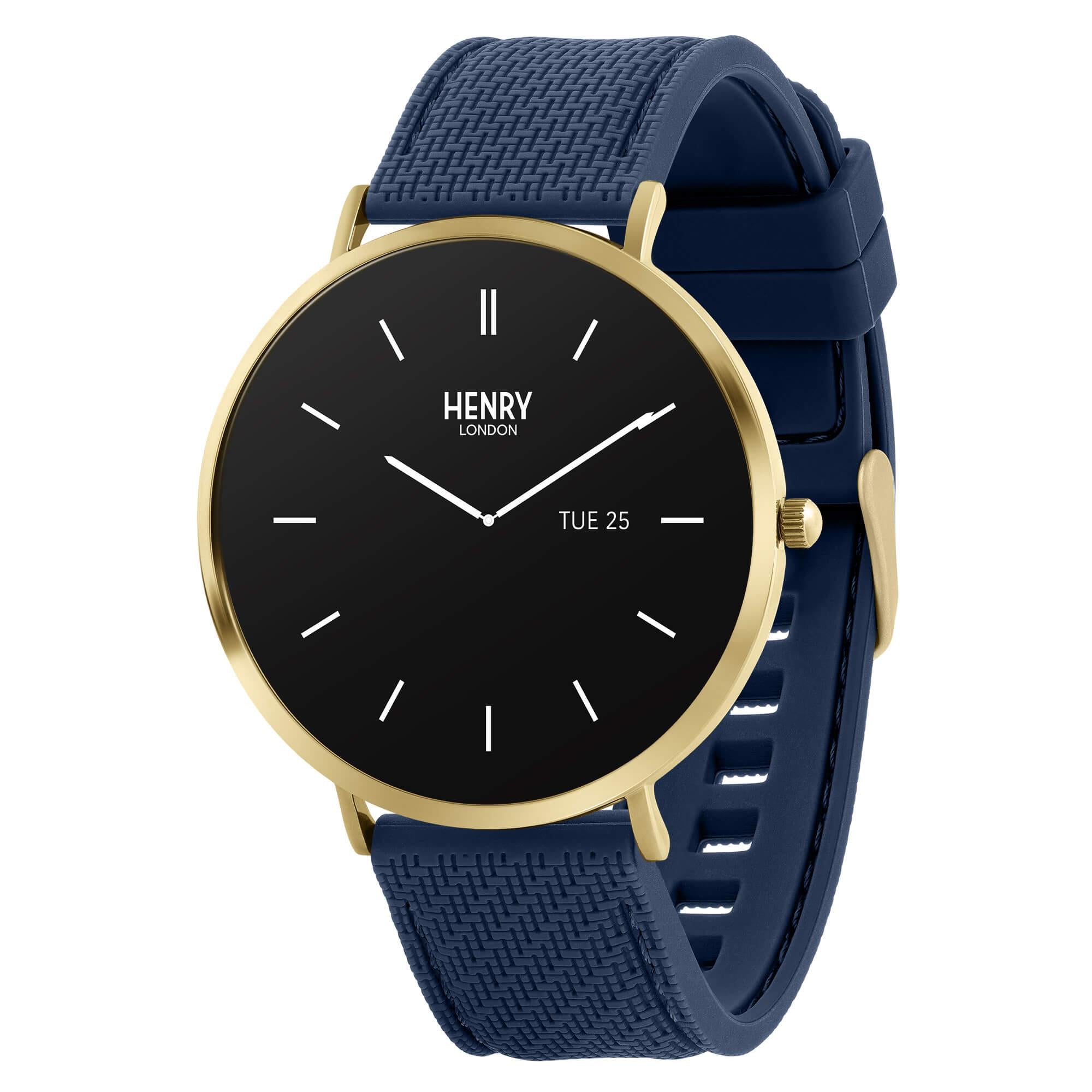 Smart Navy Silicone Strap Watch