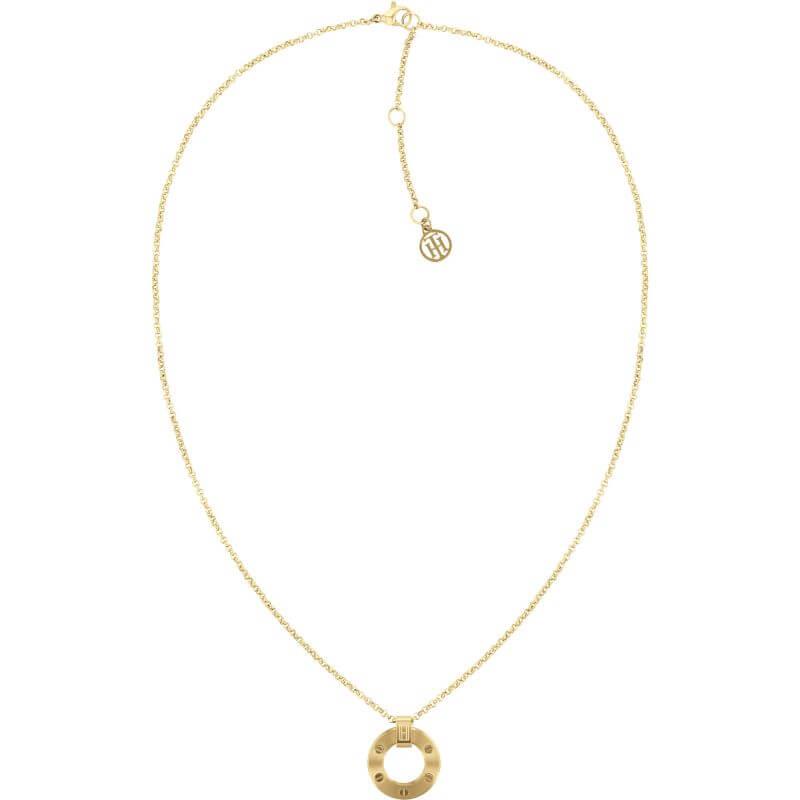 Hardware Circular Pendant Ladies Necklace
