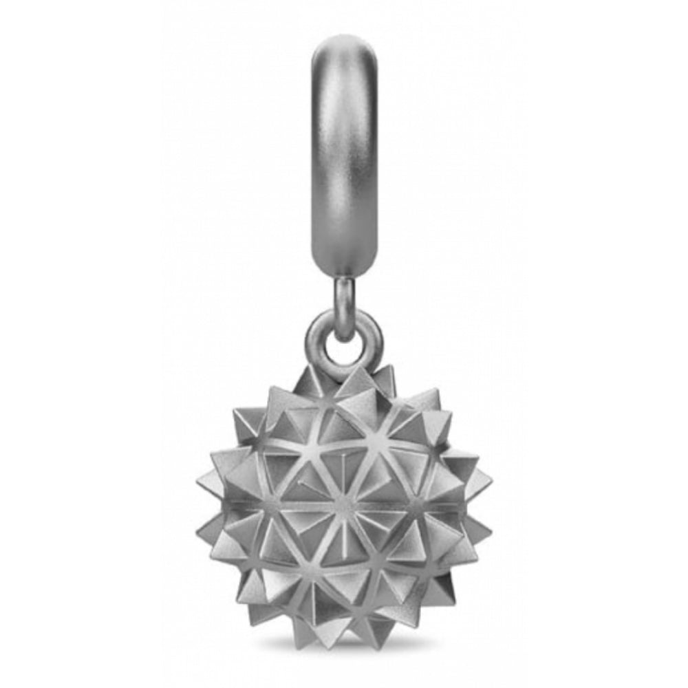 Sterling Silver Hanging Pyramid Ball Charm
