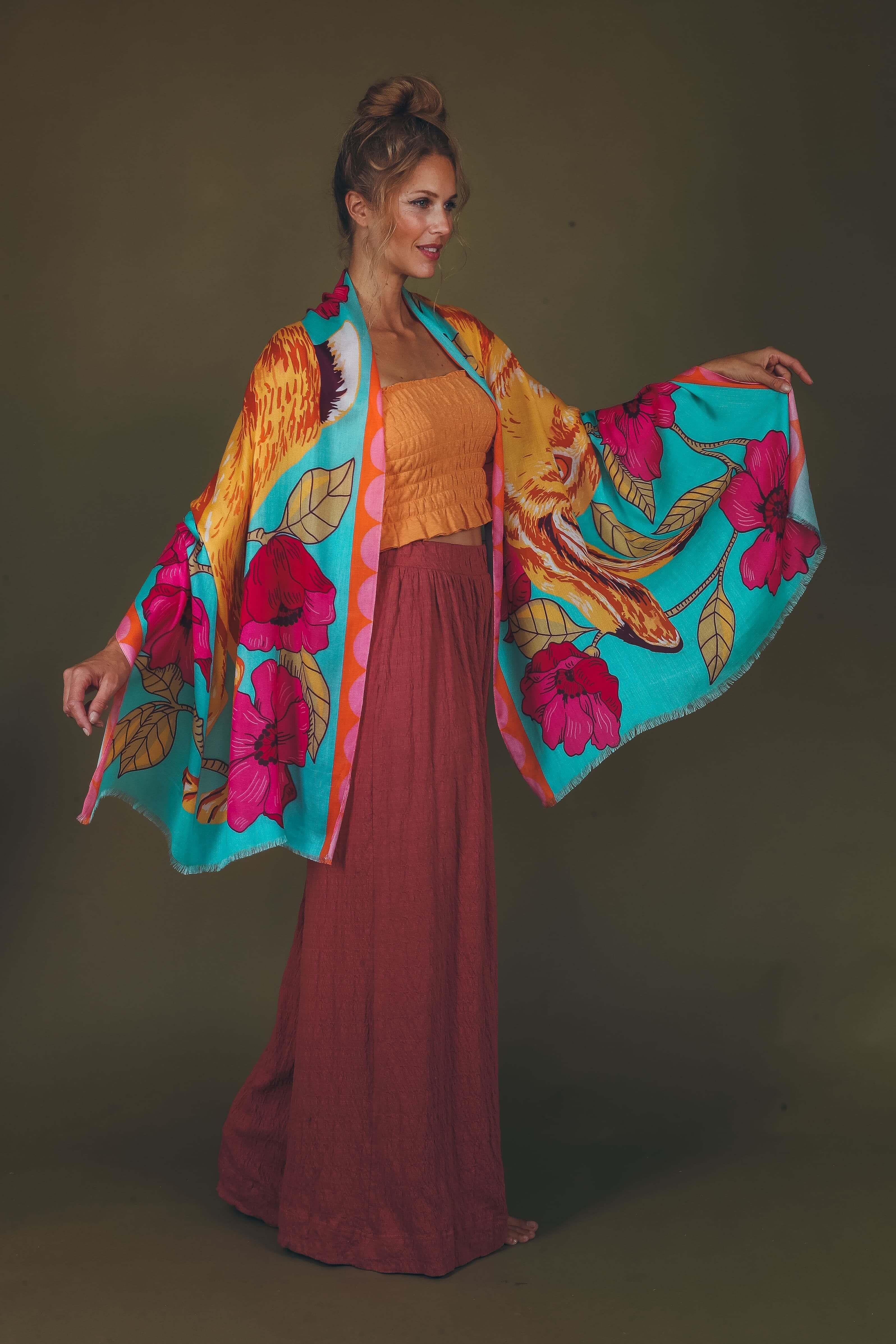 Hare Luxury Modal Print Scarf