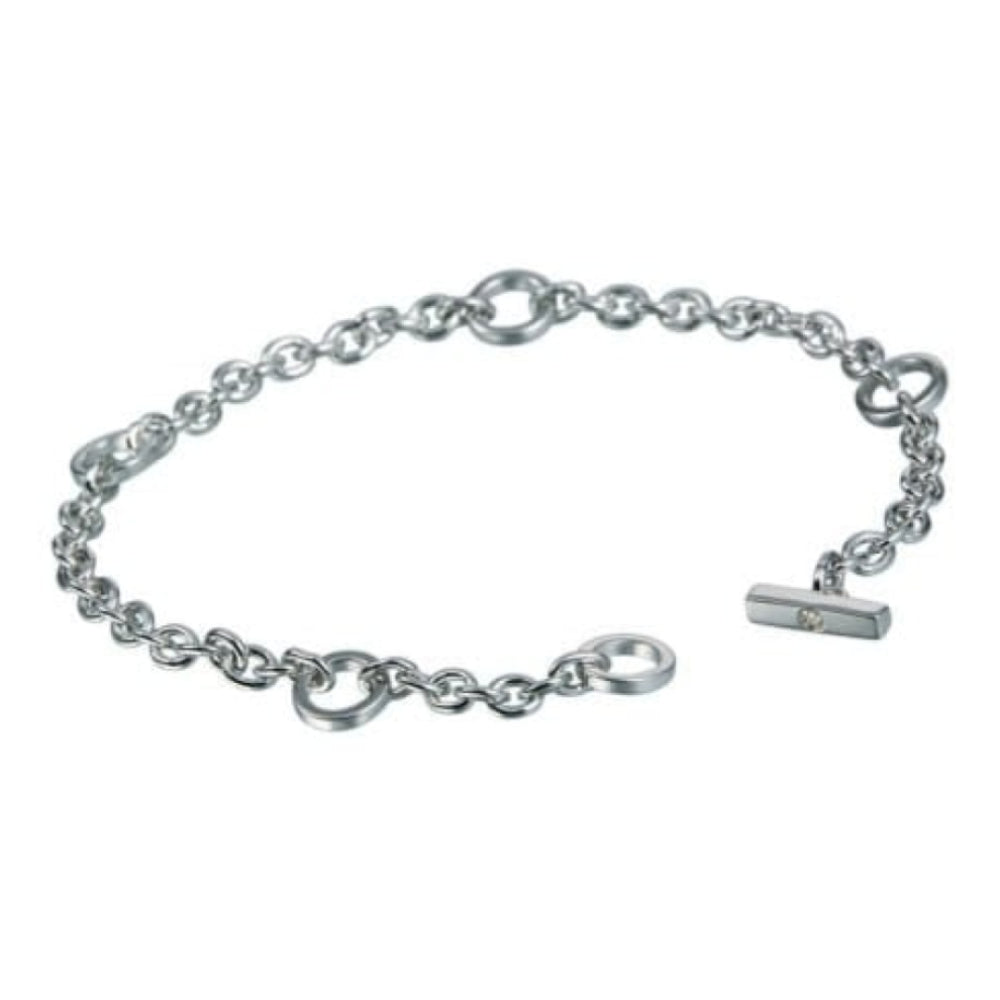 Ladies Linked Charm Bracelet Holder With Hot Diamond