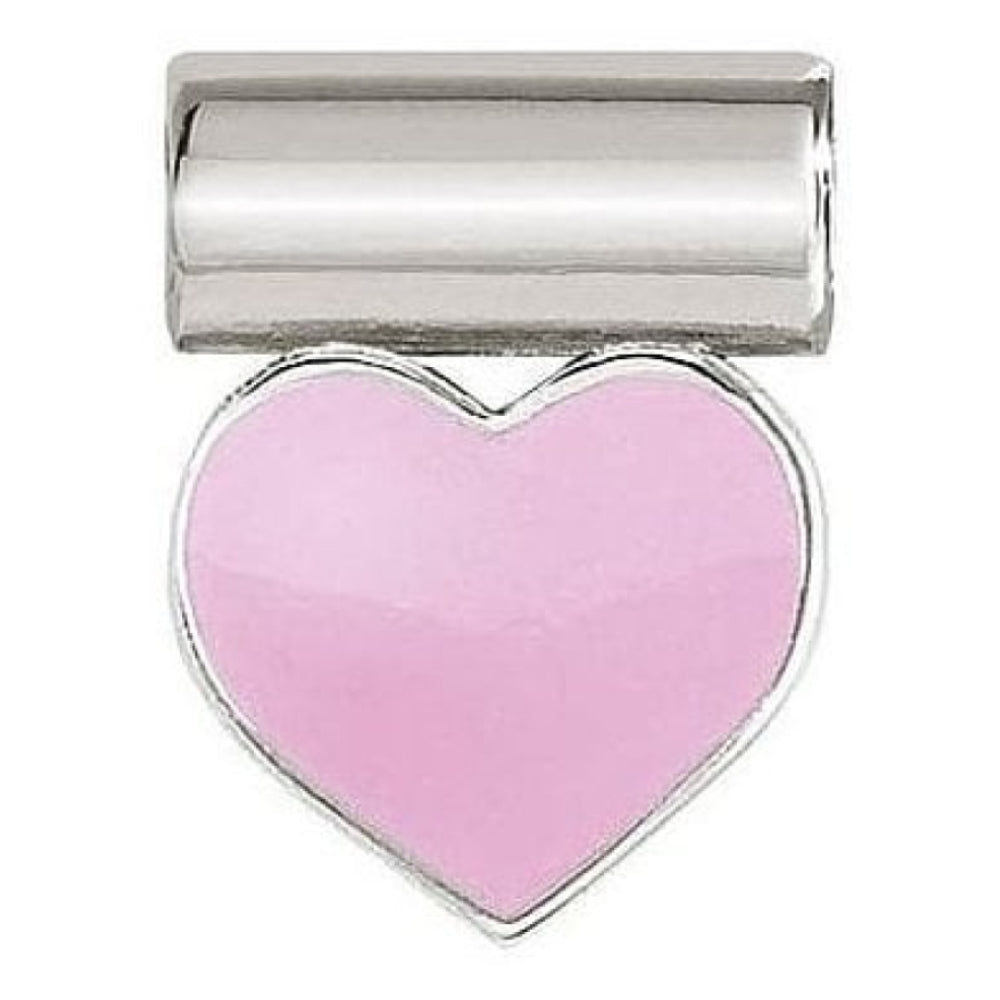SeiMia Symbols In 925 Silver & Enamel Pink Heart