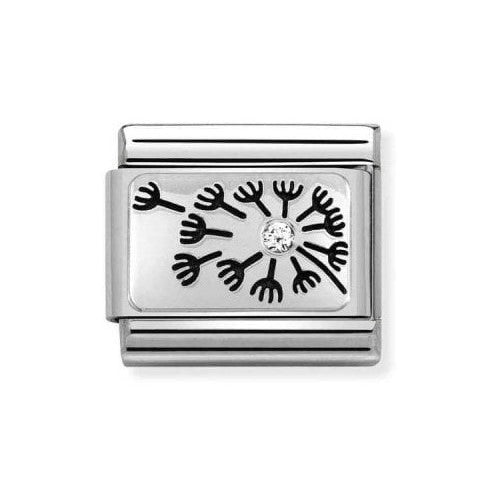 Composable Classic CZ Silver Dandelion Link