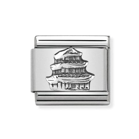 Classic Silver Pagoda Link