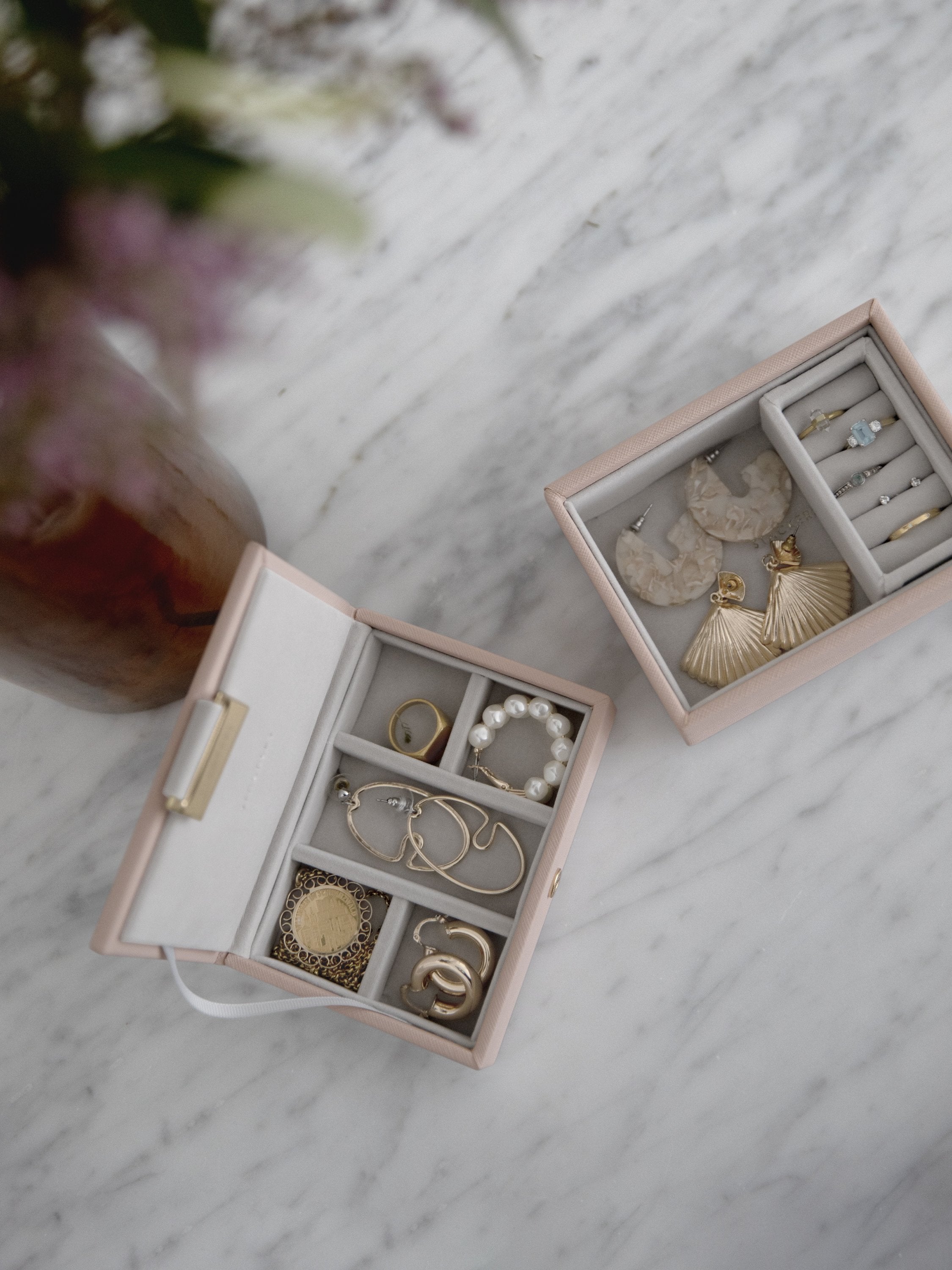 Blush Set of 2 Micro Stackers