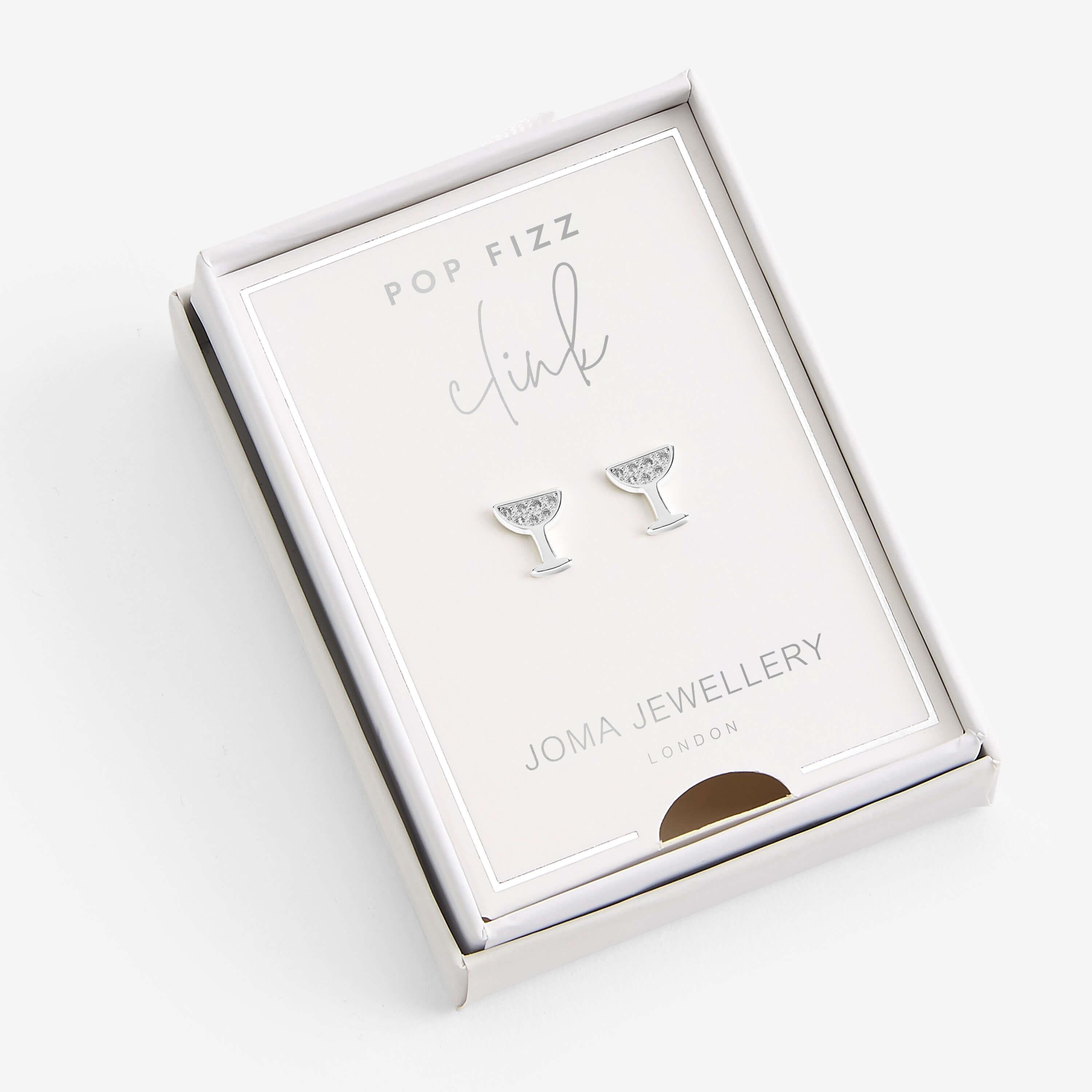 Treasure The Little Things | Pop Fizz Clink | Silver | Earring Box