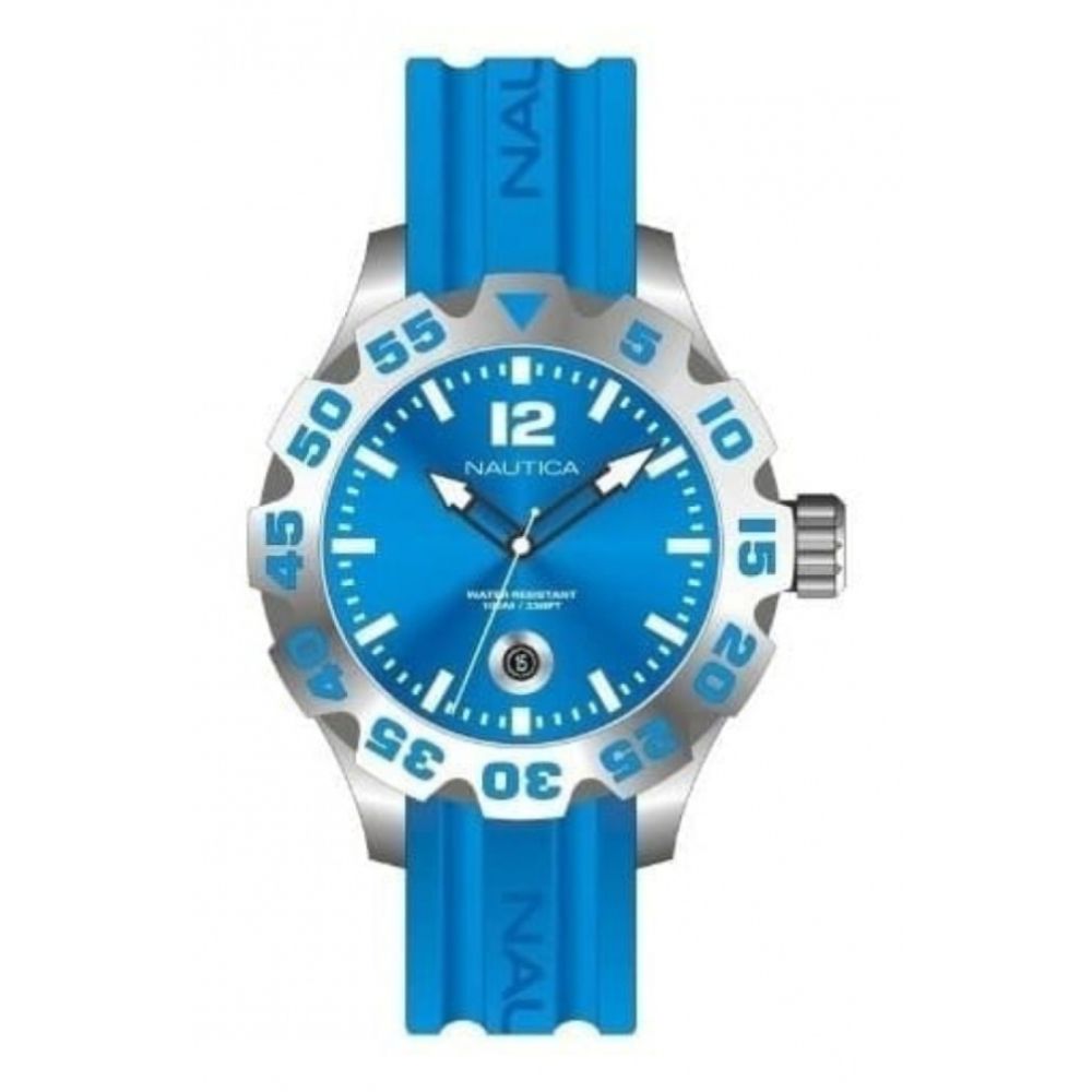 Gents BFD Blue Resin Strap Watch