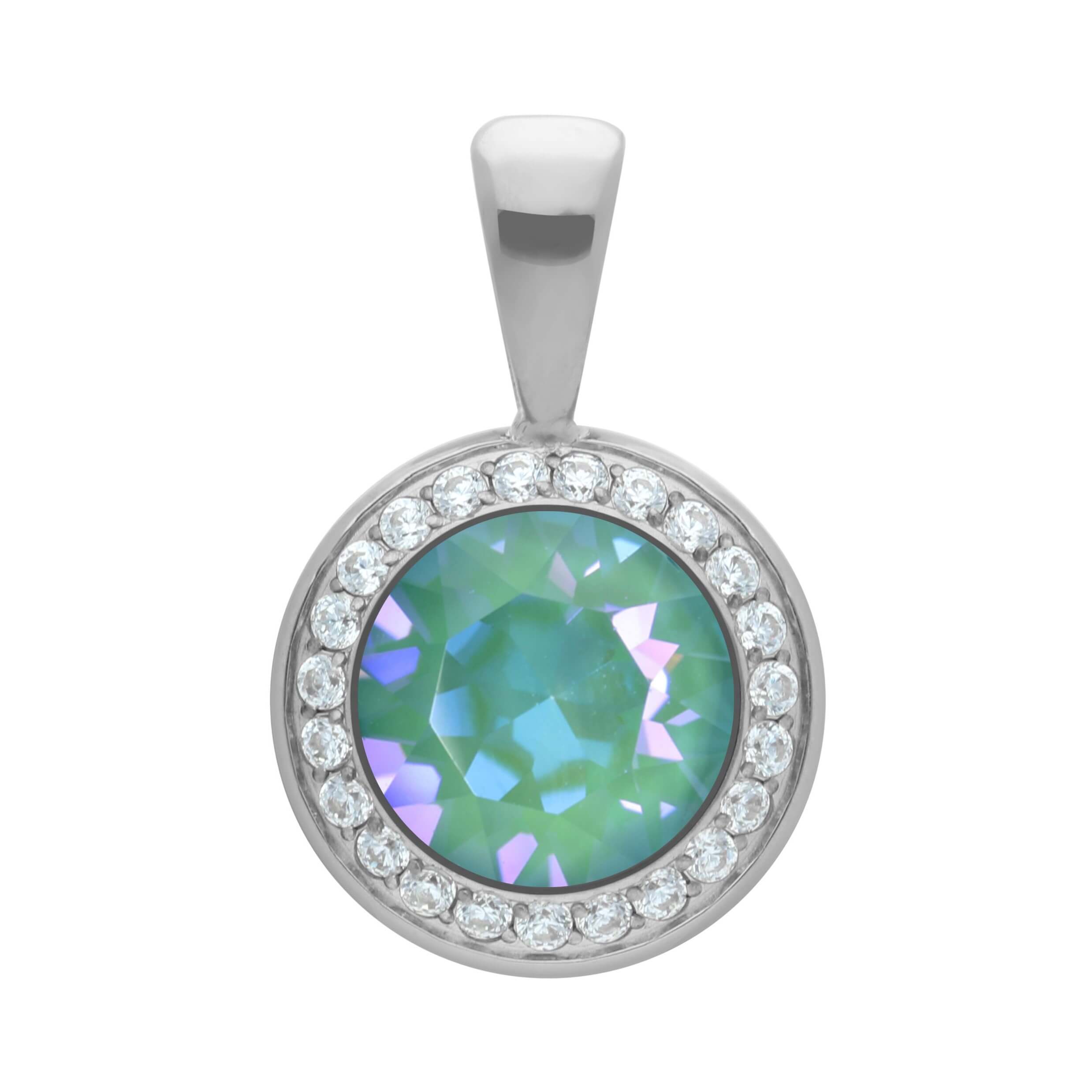 Silky Sage Delite Pendant TONDO Deluxe 13mm (S/P)