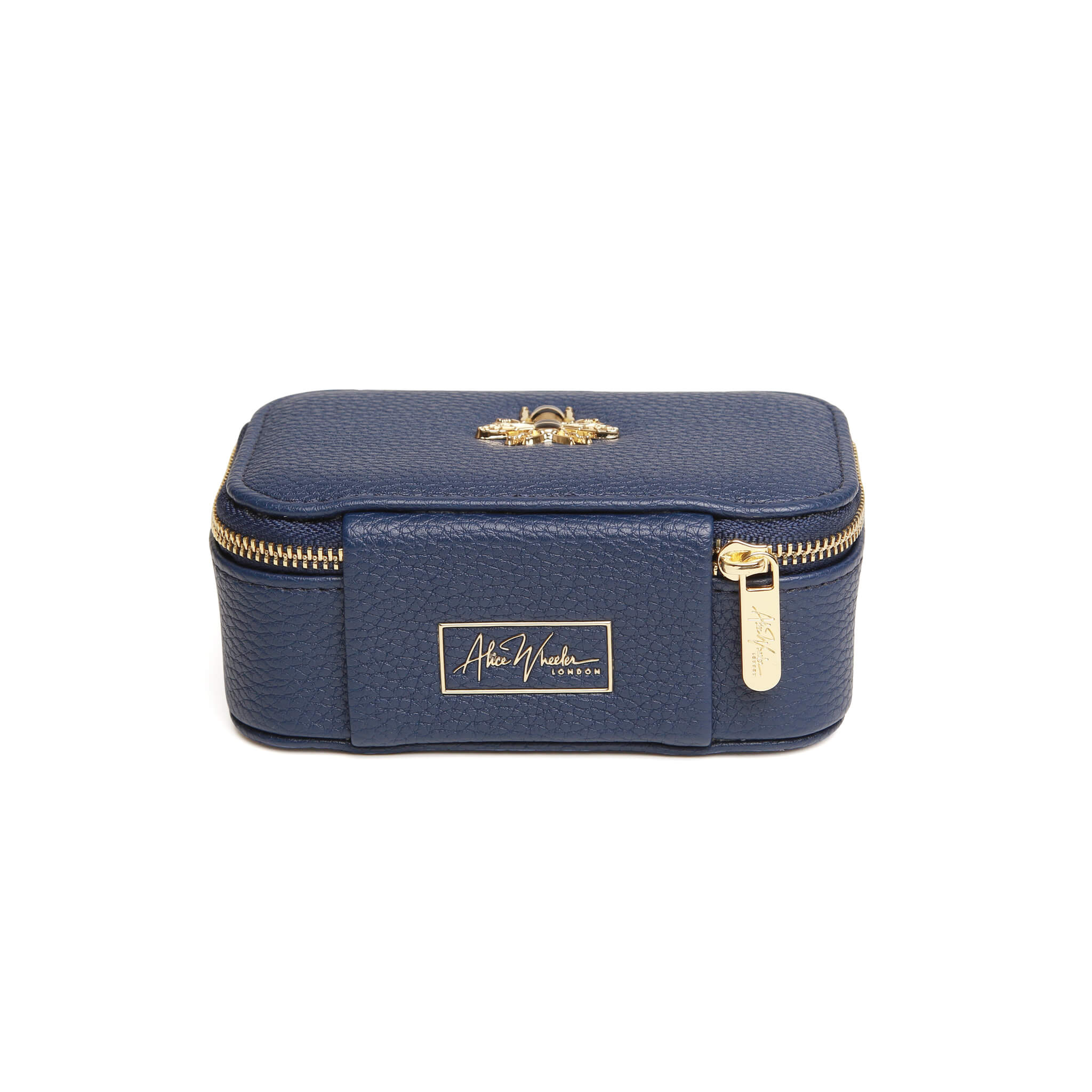 Mini Jewellery Box In Navy