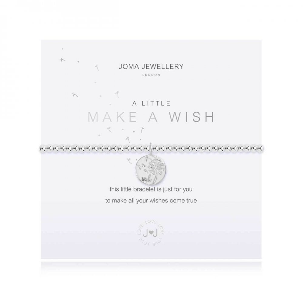 A Little | Make A Wish | Silver | Bracelet | 17.5cm Stretch