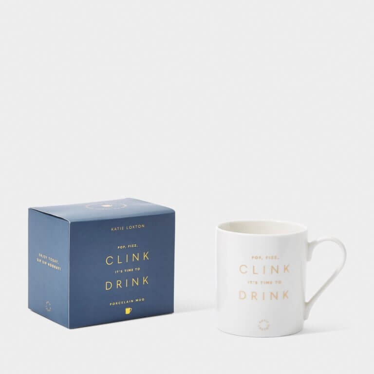 Porcelain Mug | Pop Fizz Clink It''s Time To Drink