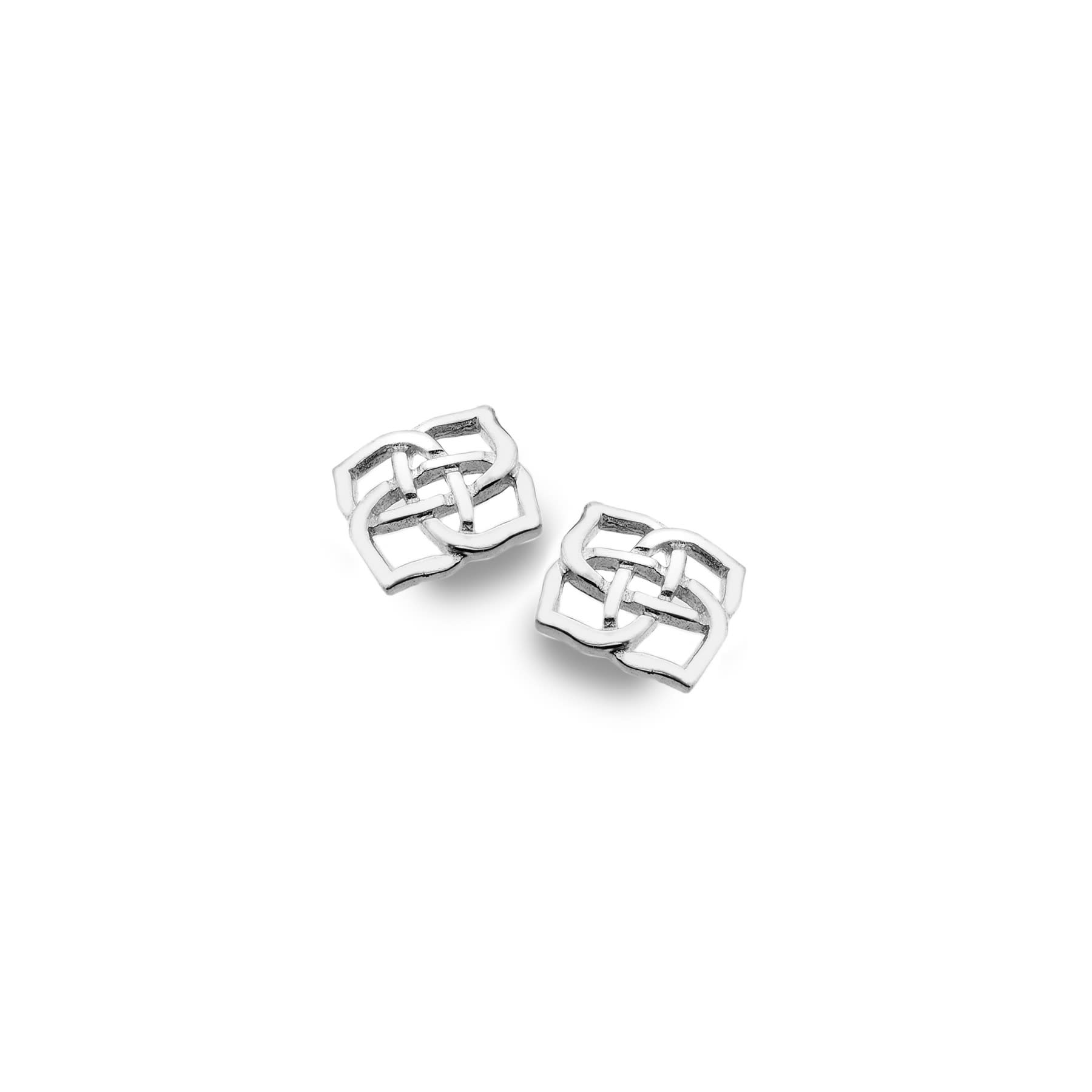 Flowering Celtic Knot Stud Earrings