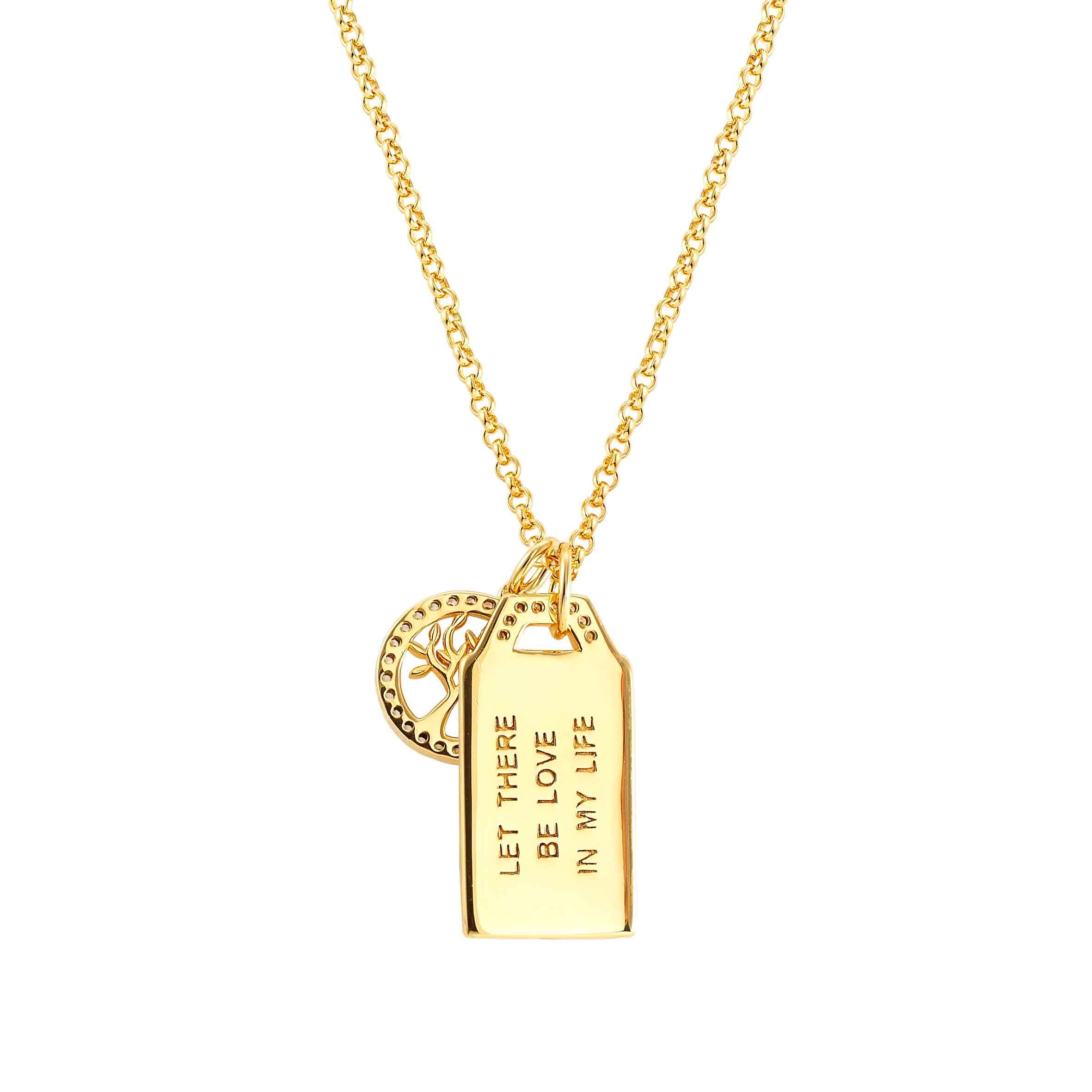 Talismani 18k Gold Necklace With Tree of Life