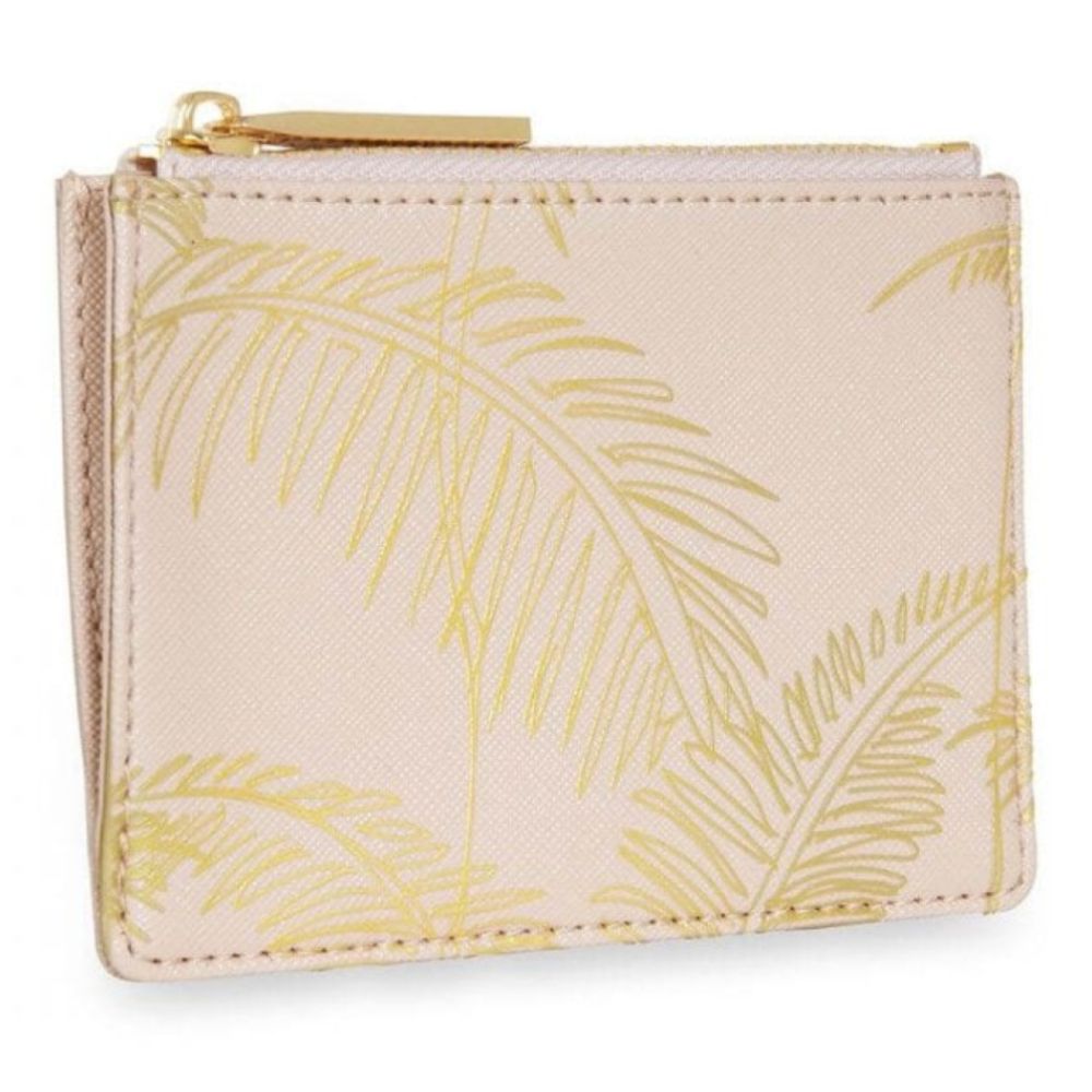 Palm Print Card Holder | Nude Pink | 12.5 X 8.5cm