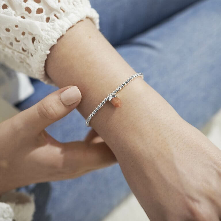 Affirmation Crystal A Little Empowerment / Sunstone Bracelet