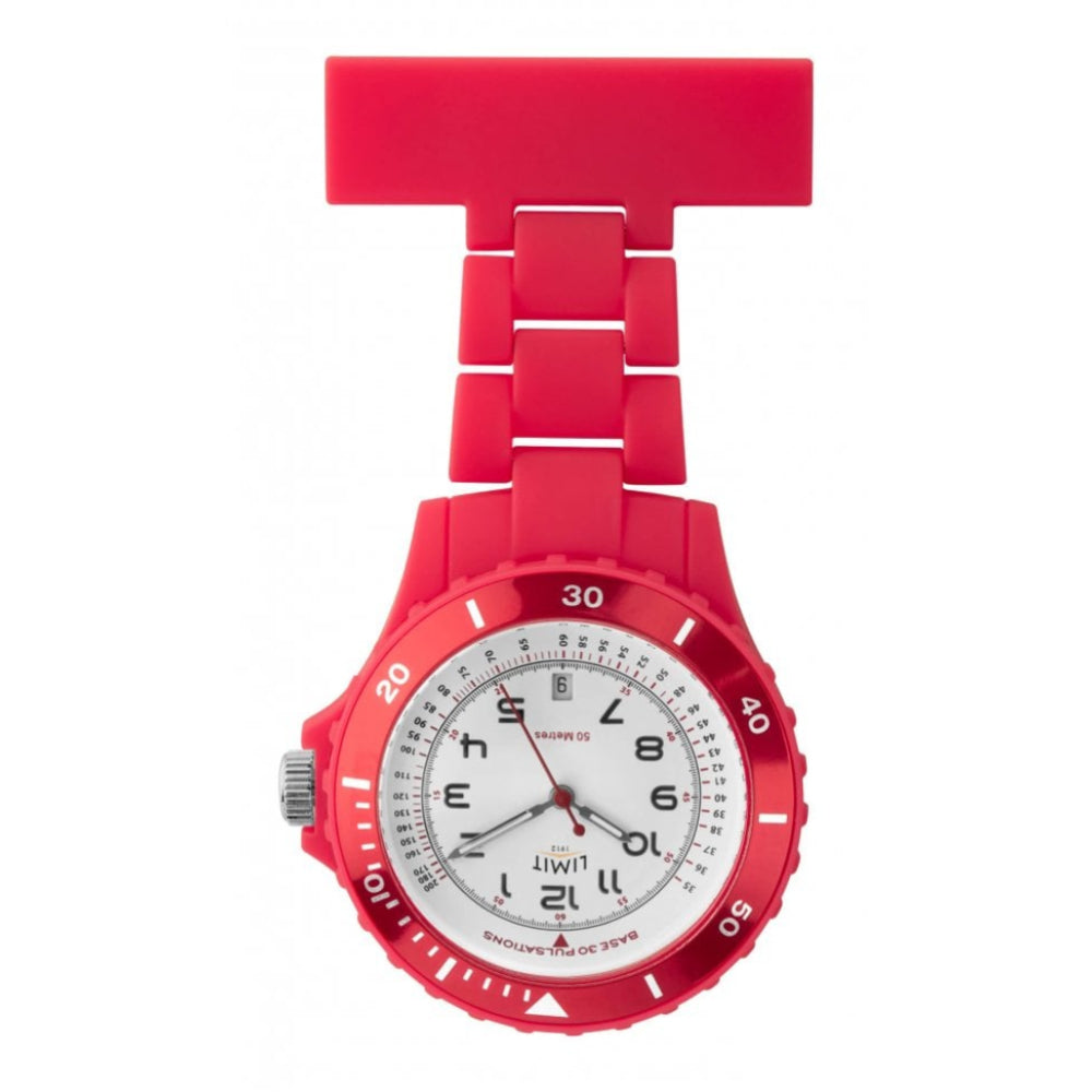 Red Resin Nurse Fob Watch