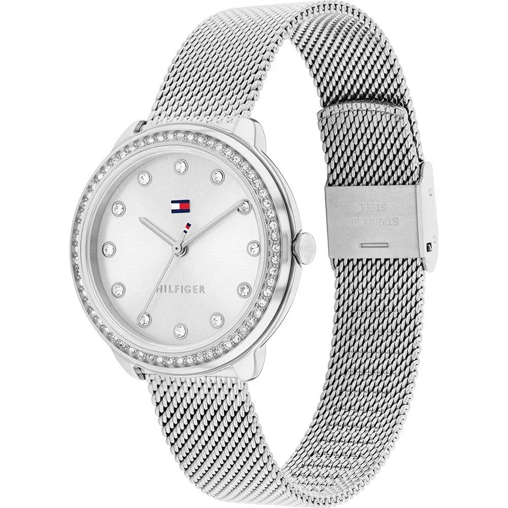 Demi Silver Dial & SS Mesh Bracelet Strap Ladies Watch