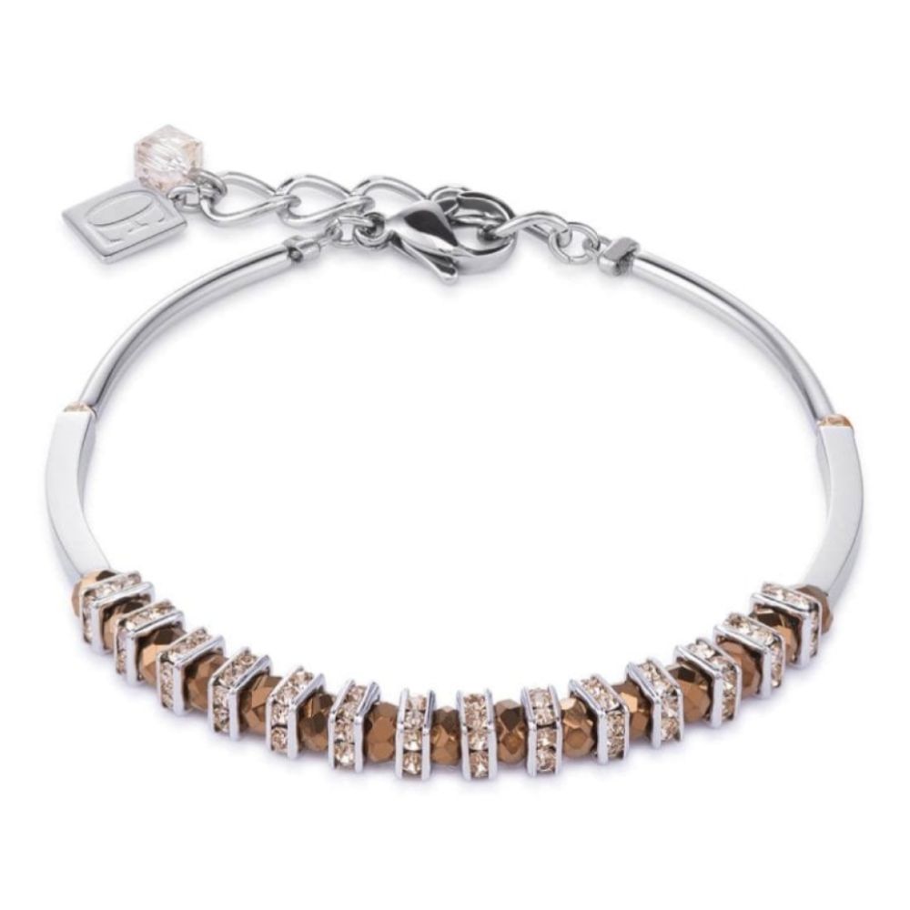 Geo Cube Copper Bracelet
