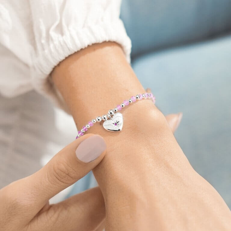Colour Pop A Little | Birthday Girl | Silver | Bracelet | 17.5cm Stretch