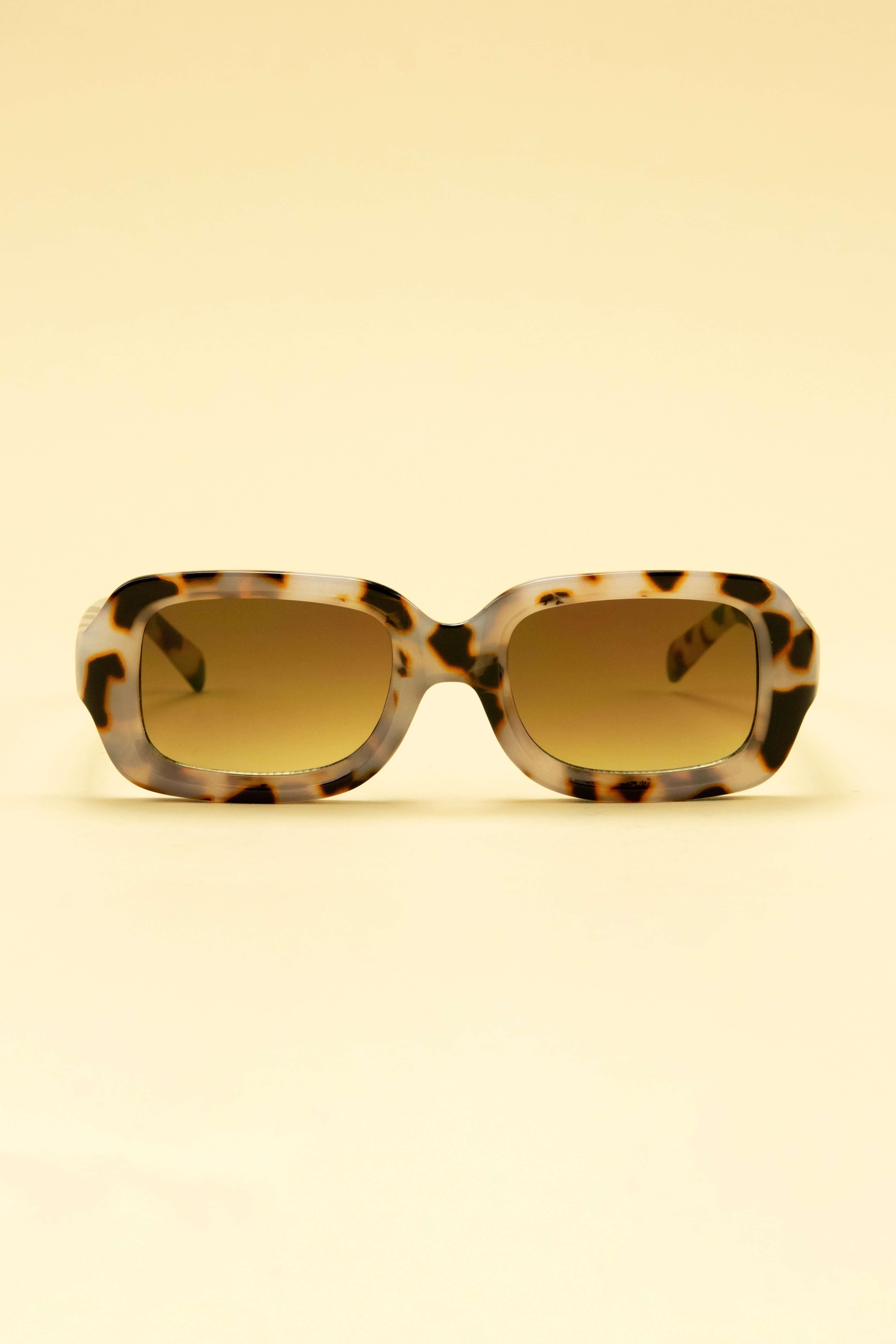 Enya - White Tortoiseshell Sunglasses