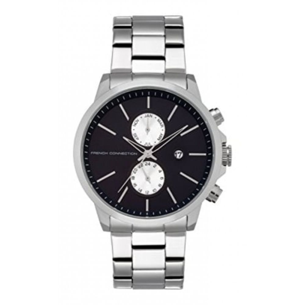 Men's Stainless Steel Bracelet Wristwatch With Date Functions