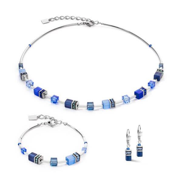 GeoCUBE Iconic Lite Pierced Earrings Blue