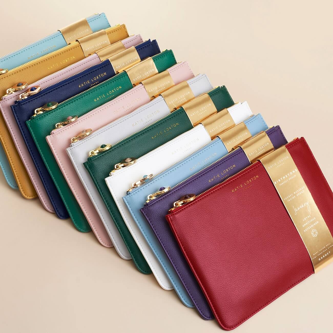 Birthstone Perfect Pouch | July | Sunstone | Blush Pink