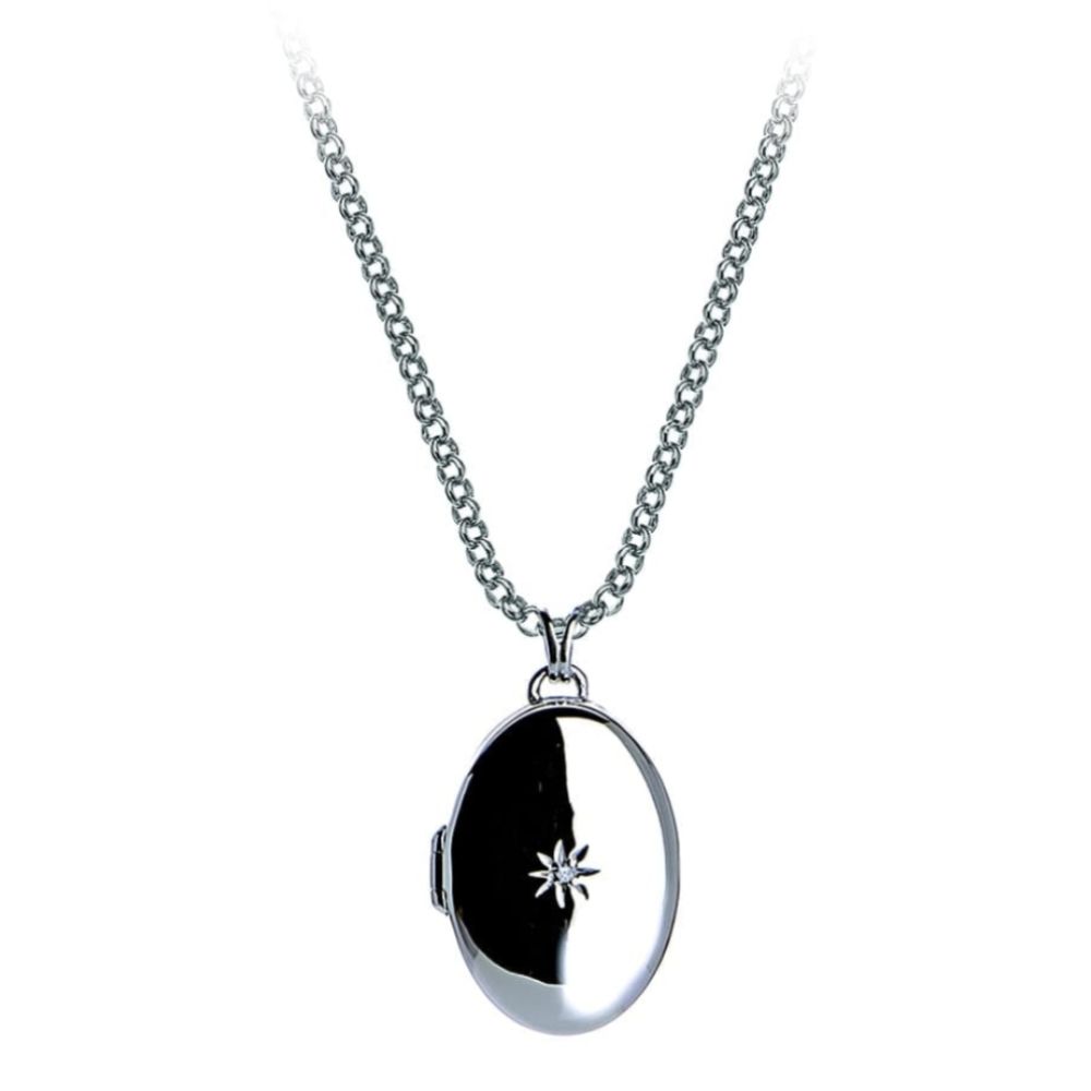 Inheritance Silver Locket Pendant 30"