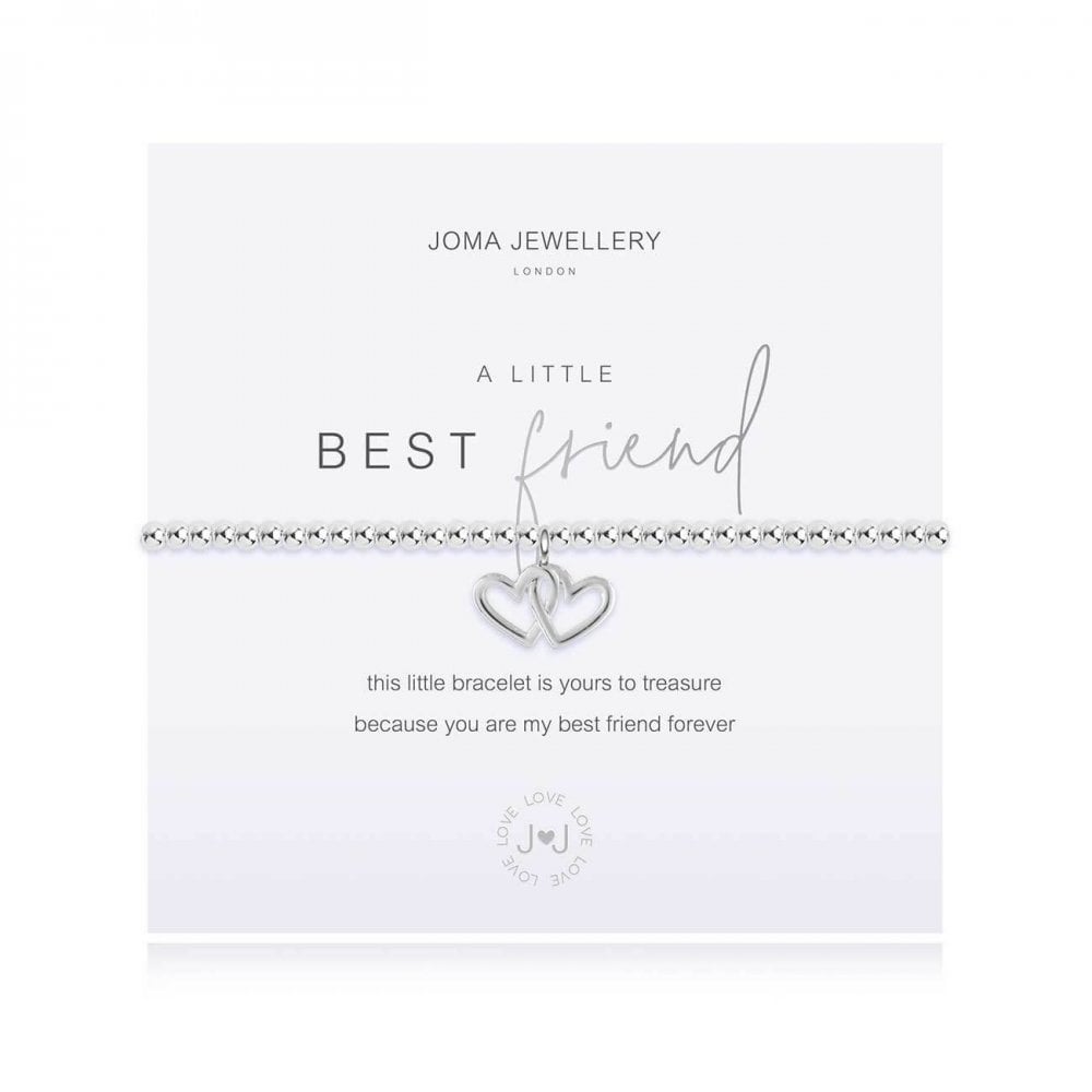 A Little Best Friend Silver Bracelet 17.5cm