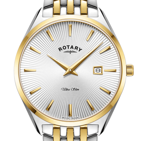 Gents Bracelet Watch Two Told Gold