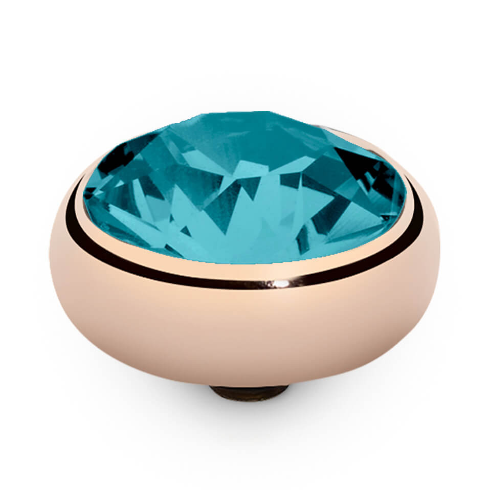 Sesto (Rg/P) 10mm Blue Zircon Top