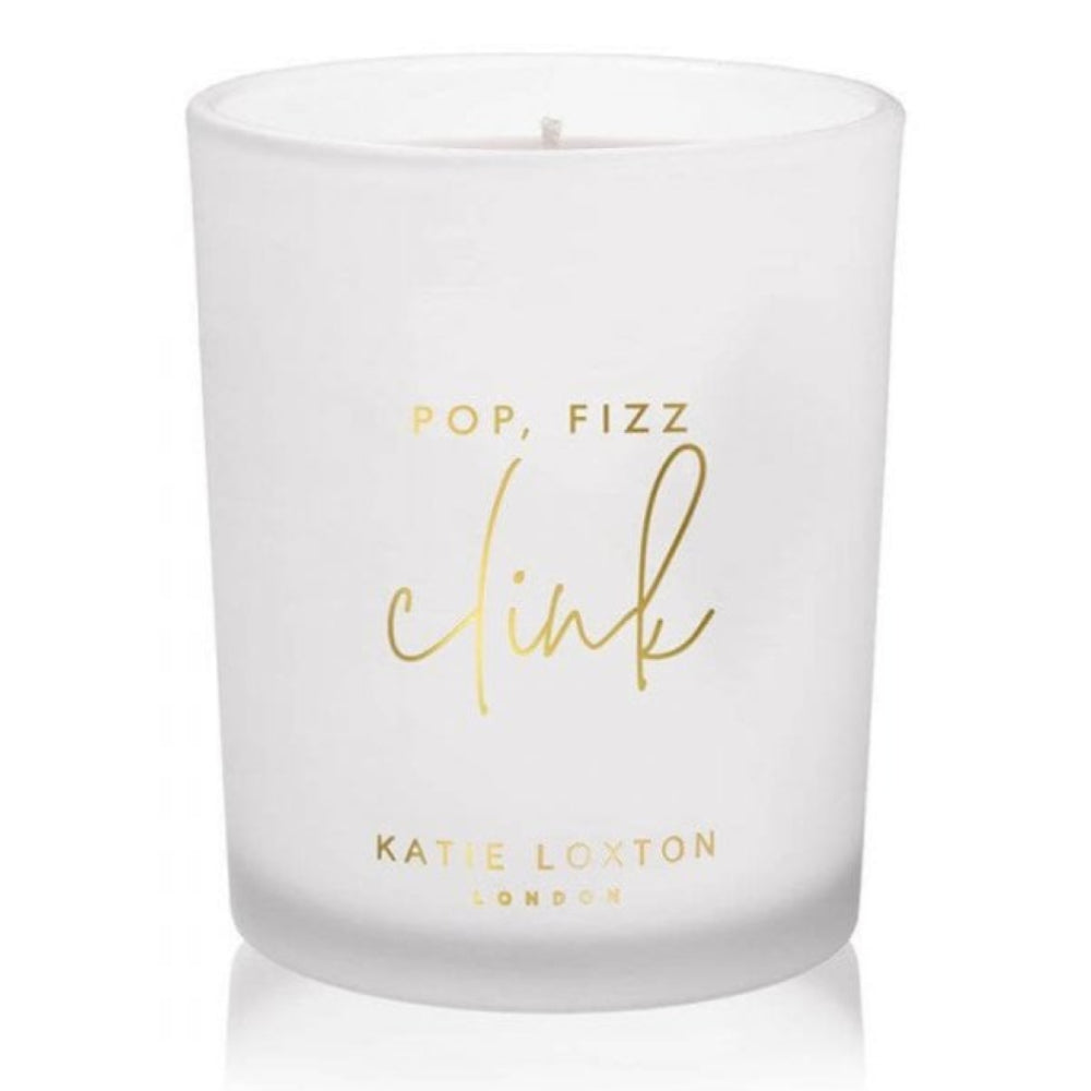 Sentiment Candle | Pop Fizz Clink | Sweet Papaya And Hibiscus Flower | 160g