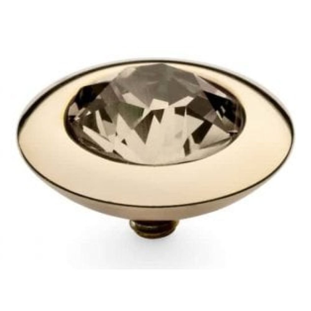 Famosa Gold 13mm Tondo Ring Top Light Silk