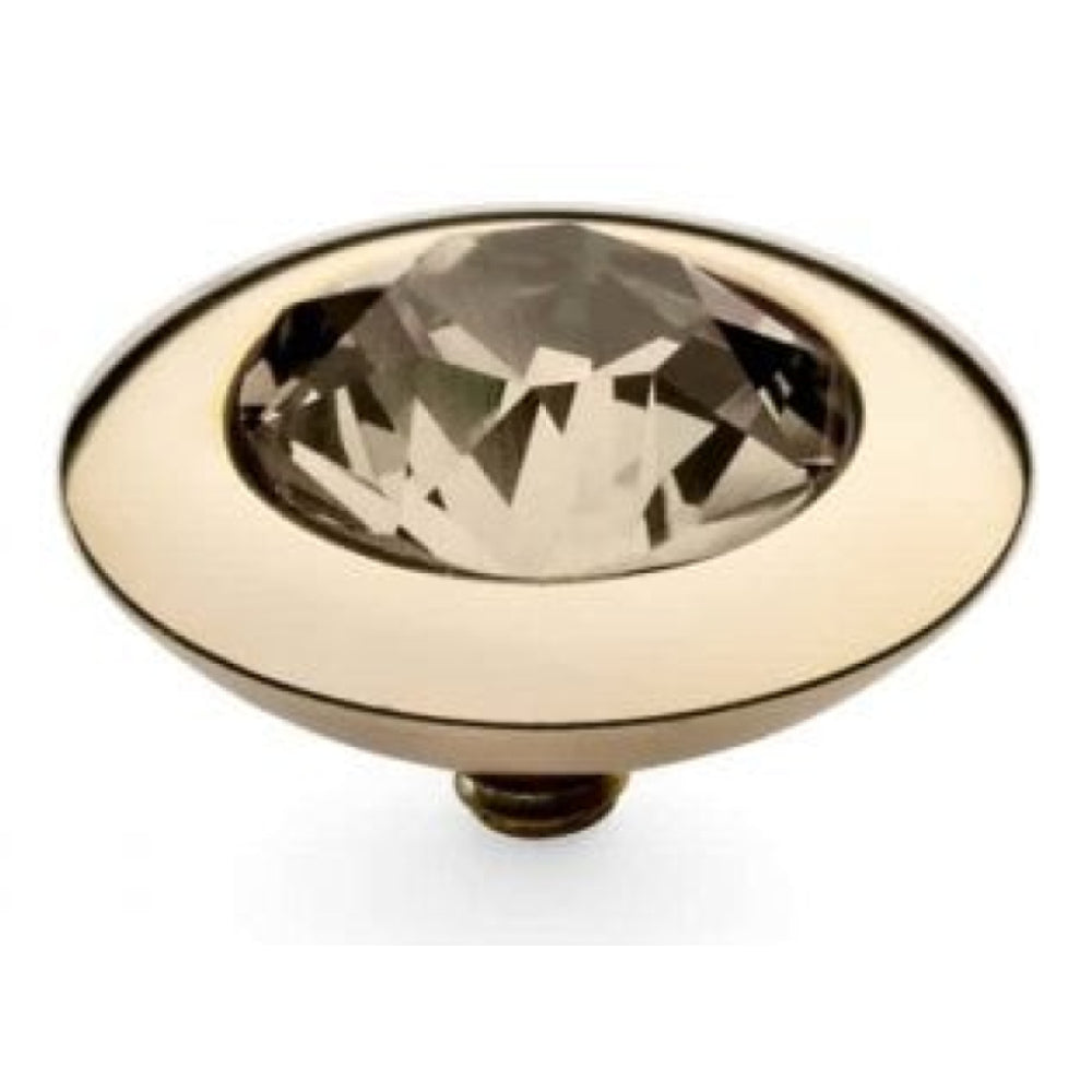 Famosa Gold 13mm Tondo Ring Top Light Silk